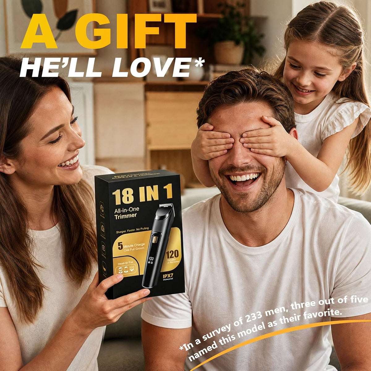 Recortadora de barba para hombres, maquinilla de afeitar eléctrica...