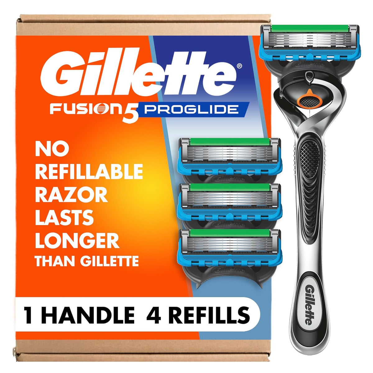 Gillette Fusion ProGlide - Maquinilla de afeitar para hombres, mang...