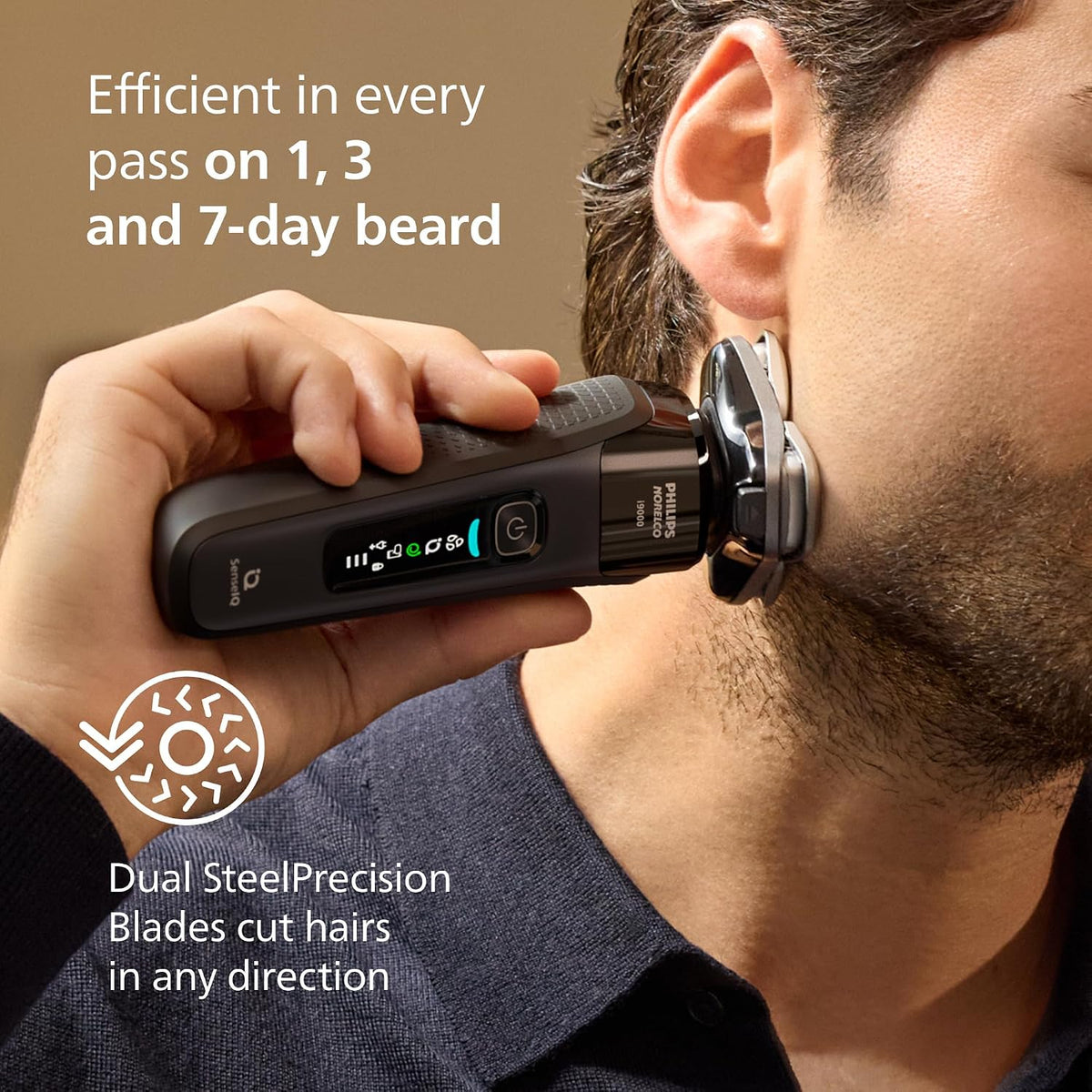 Philips Norelco Shaver i9000, afeitadora eléctrica húmeda y seca, n...