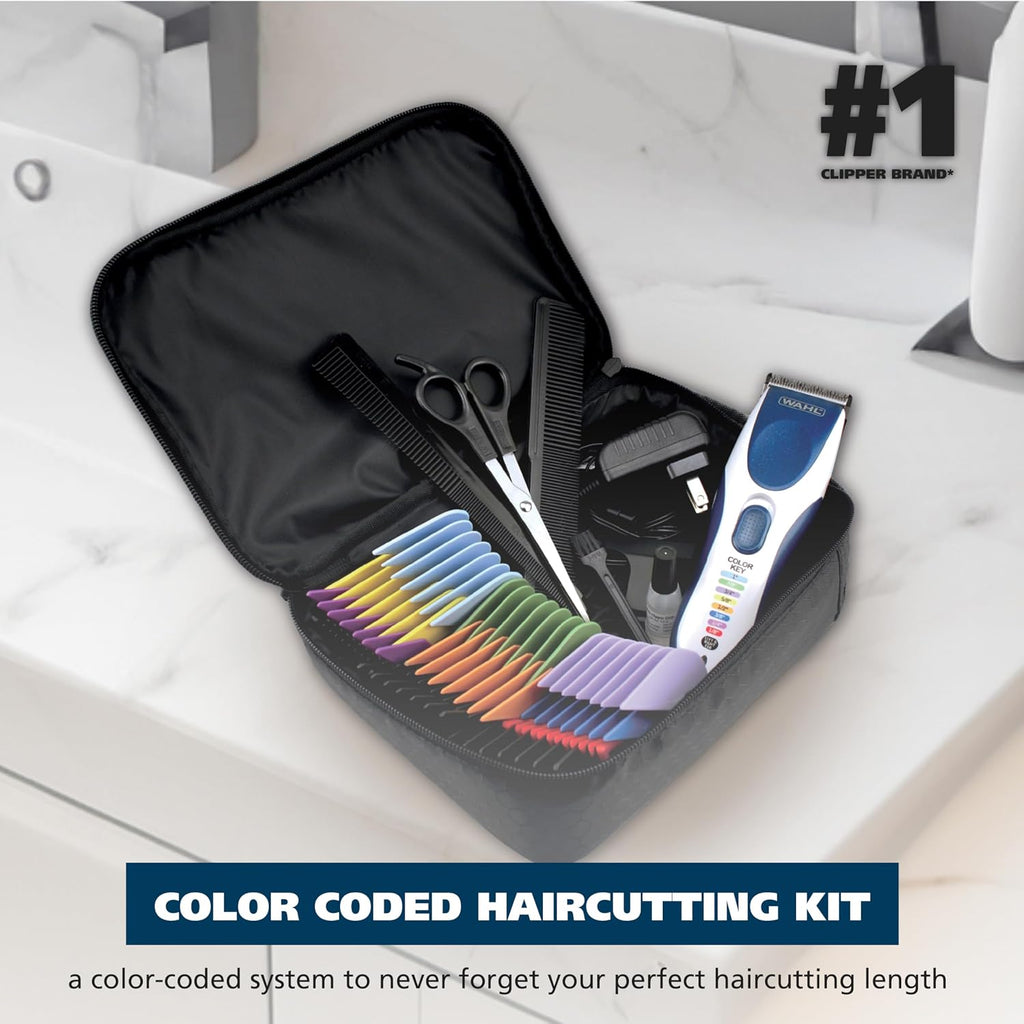 Máquina para cortar pelo de Wahl Color Pro, recargable, inalámbrica...