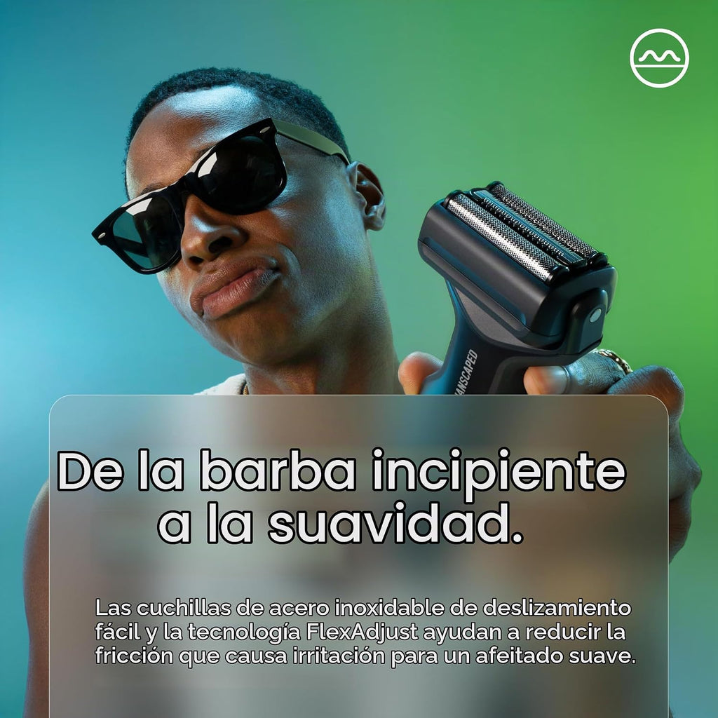 MANSCAPED® The Chairman™ Plus Afeitadora Eléctrica de Lámina Facial...