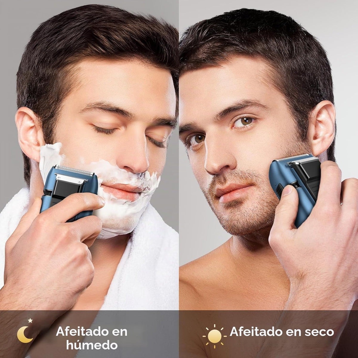 Brightup - Afeitadora eléctrica para hombre, afeitadora eléctrica c...