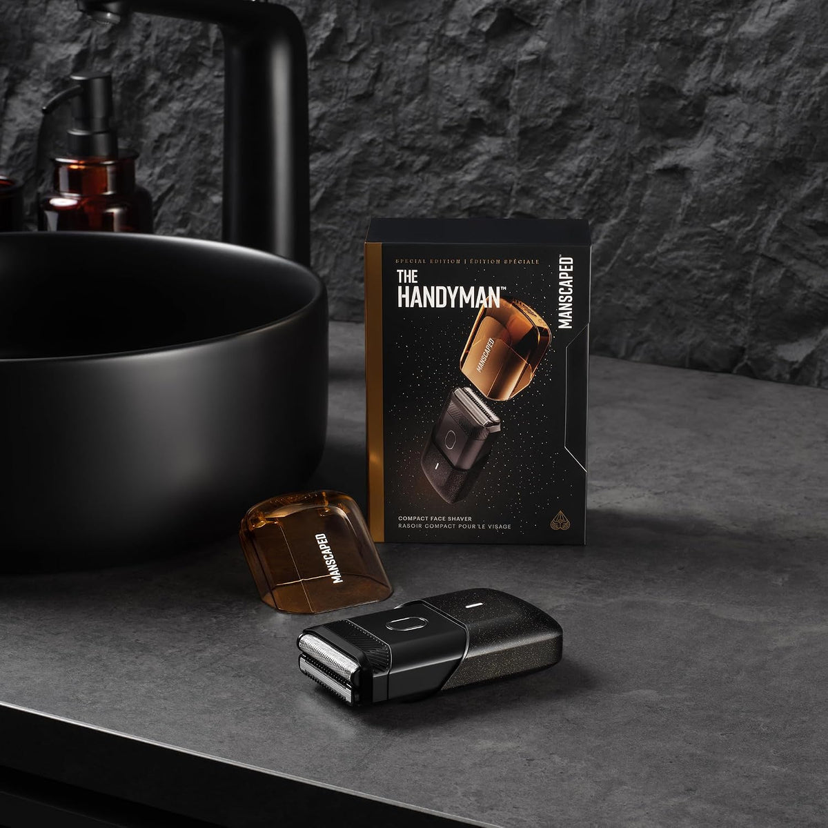 MANSCAPED® The Handyman™ - Afeitadora facial compacta - Peluquería...
