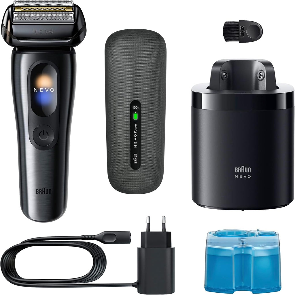 Braun Afeitadora eléctrica NEVO Premium para hombre con la primera...