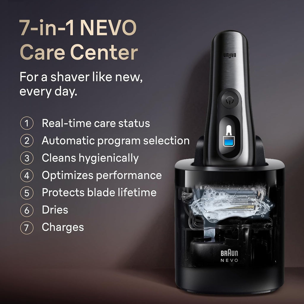 Braun Afeitadora eléctrica NEVO Premium para hombre con la primera...