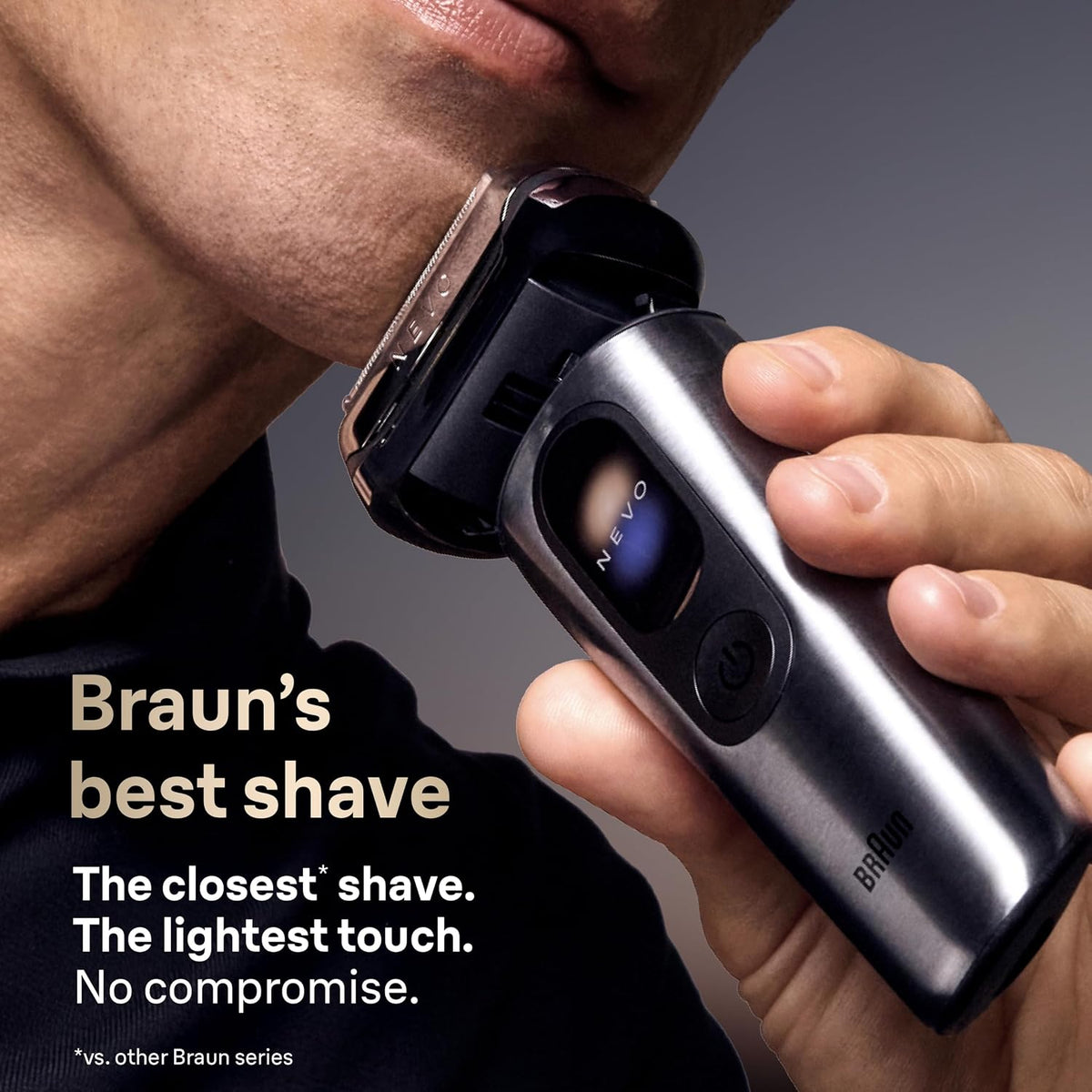Braun Afeitadora eléctrica NEVO Premium para hombre con la primera...